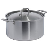 MADE IN - Stainless Clad 12 qt. Stock Pot with Lid