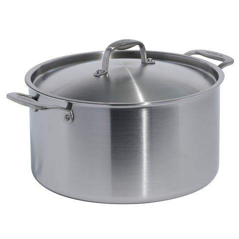 MADE IN - Stainless Clad 12 qt. Stock Pot with Lid
