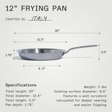 MADE IN - Stainless Clad 12" Fry Pan