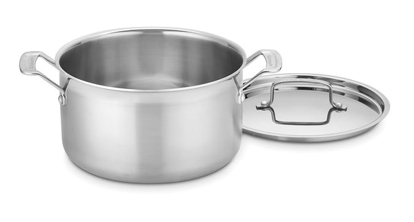 1 Quart Saucepan with Cover - Contour™ Stainless Cookware 