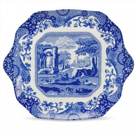 Spode Lot De 4 Assiettes à Pain Et Beurre Blue Italian Bleu - Élégance Classique Et Durable Pour Votre Table