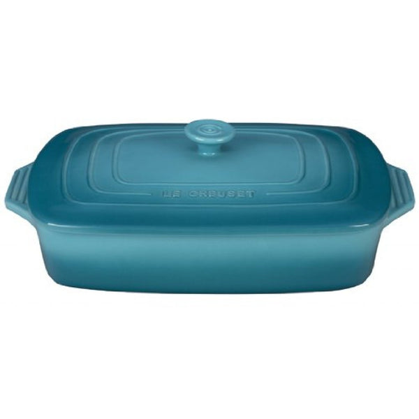 Le Creuset Heritage Covered Rectangular Casserole 4 qt Cerise.