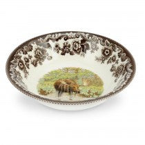 Spode Woodland Moose Ascot Cereal Bowl, 8"