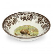 Spode Woodland Moose Ascot Cereal Bowl, 8"