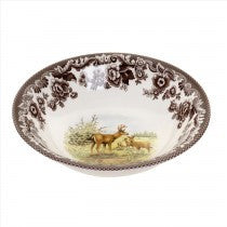 Spode Woodland Mule Deer Ascot Cereal Bowl, 8"