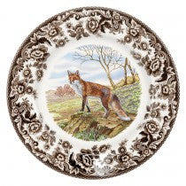 Spode Woodland Red Fox Salad Plate, 8"