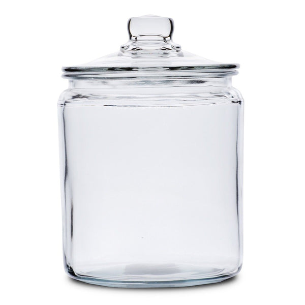 Glass Storage Jar With Lid – Pryde's Kitchen & Necessities