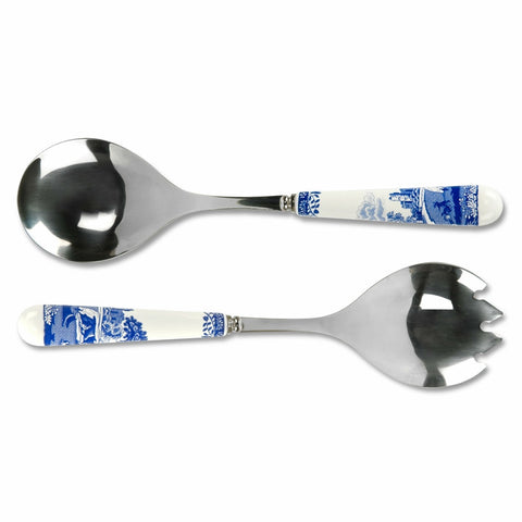 Spode Blue Italian Salad Servers