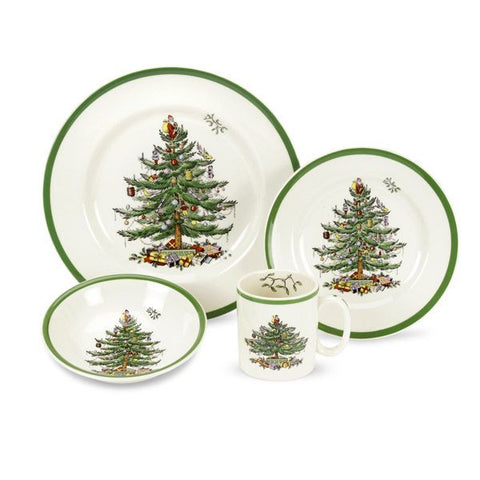 Spode Christmas Tree Dinnerware -  4 Piece Place setting