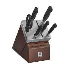 HENCKELS FOUR STAR SELF-SHARPENING 7 PC KNIFE BLOCK