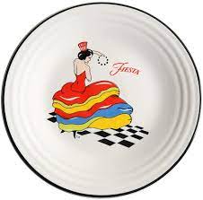 Fiesta Dancing Lady Luncheon Plate