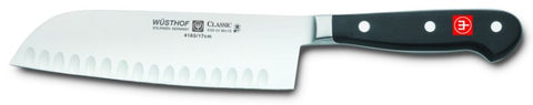 WÜSTHOF -  Classic 7" Santoku, Hollow Edge