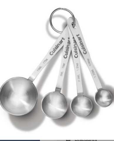 Cuisinart Stainless Measruing Spoon Set of 4