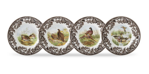 Spode - Woodland Canape Plates, Birds