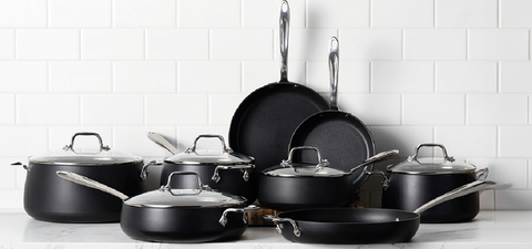 All-Clad - HA1 Hard Anodized Nonstick 13 pc  Cookware Set