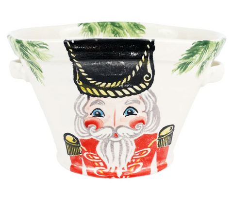 Vietri Nutcracker Collection - Celebration Bucket