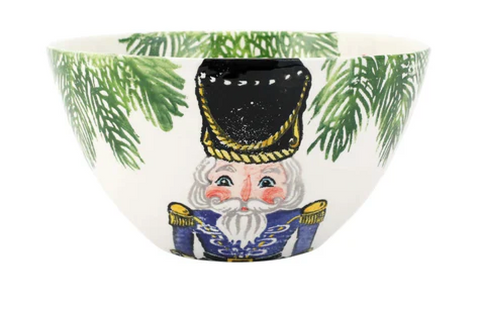 Vietri Nutcracker Collection Deep Serving Bowl