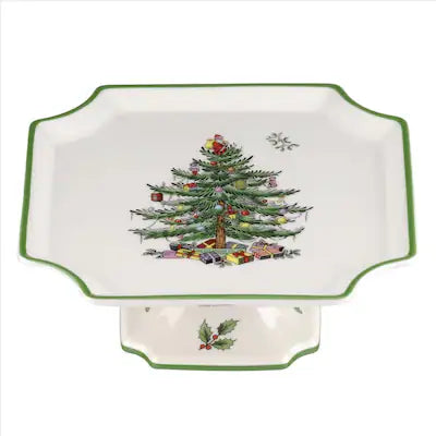 Spode Christmas Tree Cake Plate