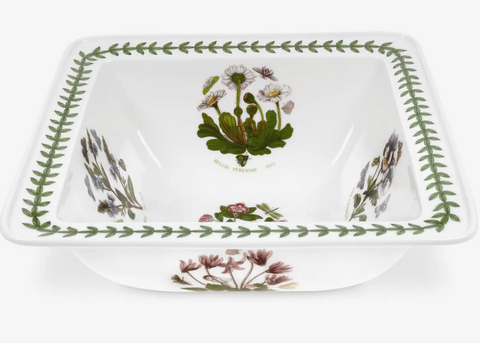 Portmeirion Botanic Garden Square Salad Bowl - 10.5"