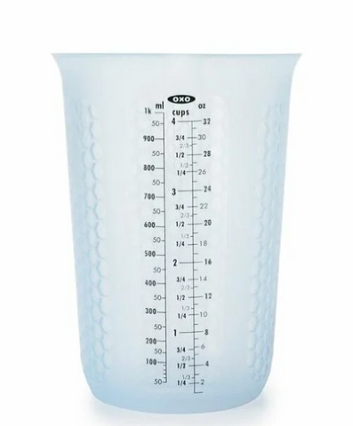 OXO Squeeze and Pour Silicone Measuring Cup, (4 Cup)