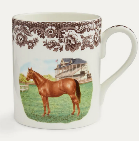 Spode Woodland Jumbo Thoroughbred Horse