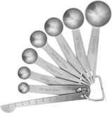 Measuring Spoon Set With Round or Oval Bowls