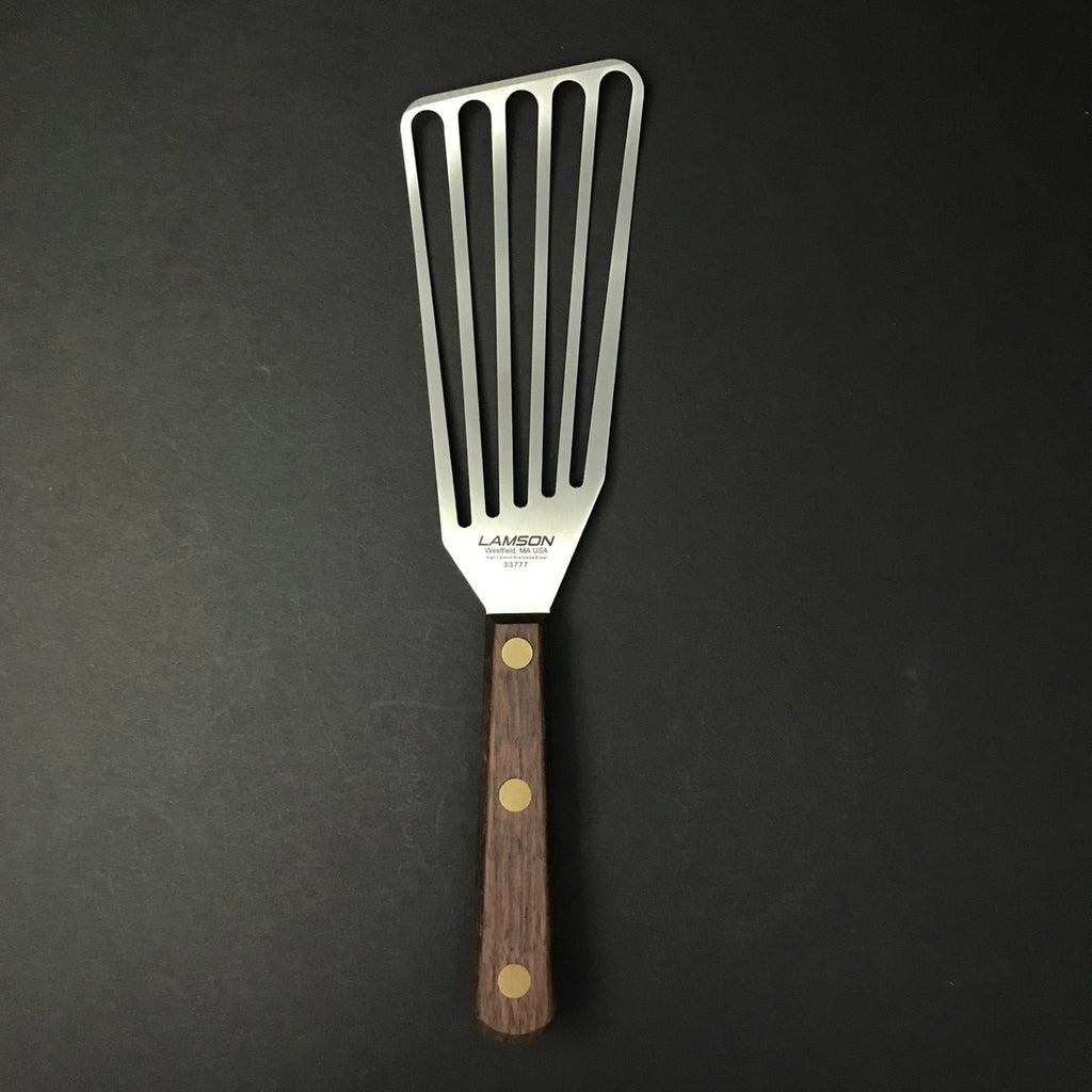 Lamson Large Fish Spatula with Wood Handle – Pryde's Kitchen & Necessities