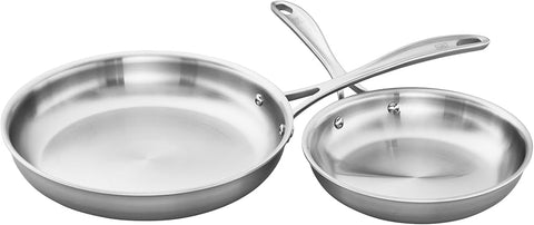 Zwilling Two Piece Fry Pan Set - Stainless Steel