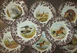 Spode Woodland Salad Plates - Variety