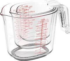 Cuisinart 3 pc  Nesting Liquid Measuring Cup Set