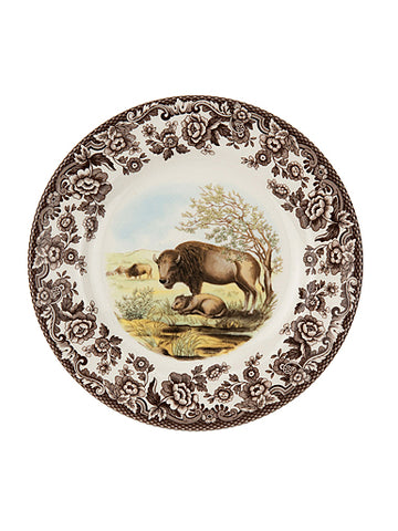 Spode Woodland Bison Salad Plate