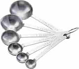 Measuring Spoon Set With Round or Oval Bowls