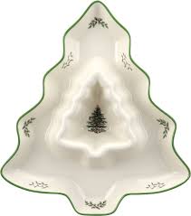 Spode Christmas Tree  "Tree" Chip & Dip