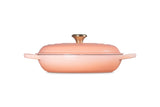 Le Creuset Signature Braiser with Lid - 3 1/2 qt