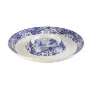 Spode Blue Italian Chip and Dip