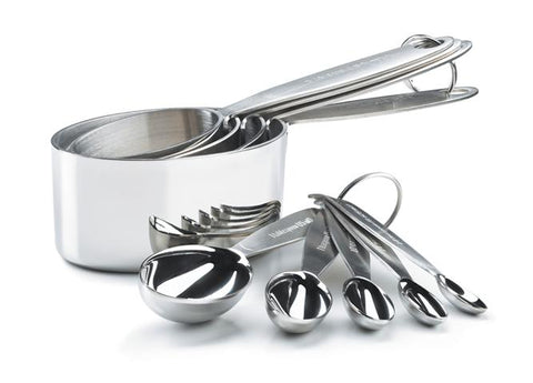 Cuisipro Stainless Steel Measuring Cups & Spoons Set
