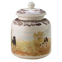 Spode Woodland All Dogs Dog Treat Canister
