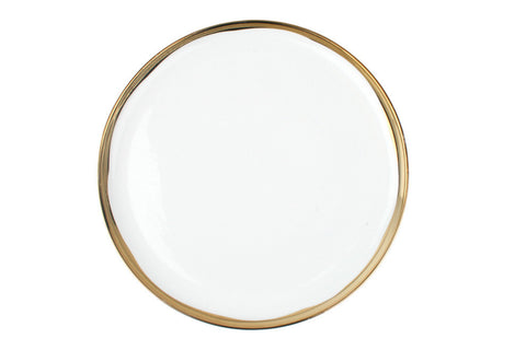 Dauville Salad Plate in Gold