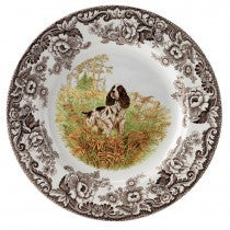 Spode Woodland English Springer Spaniel Dinner Plate, 10.5"