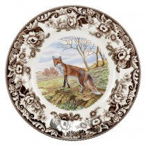 Spode Woodland Red Fox Dinner Plate, 10.5"