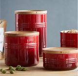 Le Creuset - Canister with Wood Lid