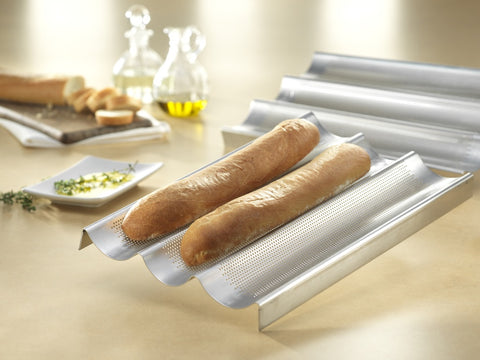 Baguette Bakplaat, Bakvorm Voor 3 Baguettes, Baguetteplaat Met Hoogwaardige Antiaanbaklaag 38 X 24 5 Cm 601345633 Baguette Bakplaat, Bakvorm Voor 3 Baguettes, Baguetteplaat Met Hoogwaardige Antiaanbaklaag 38 X 24 5 Cm 601345633