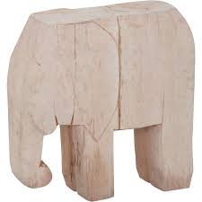 Wooden Elephant Stand