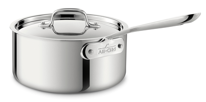 All-Clad 4 Qt. Stainless Sauce Pan with Lid