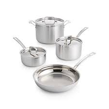 Cuisinart MultiClad Pro 7 pc Stainless Cookware Set